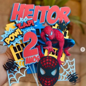 Arquivo de Corte Topo de Bolo Homem Aranha