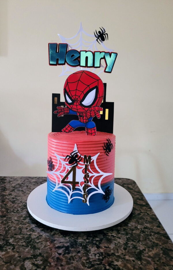 Arquivo De Corte Topo De Bolo Homem Aranha Baby Studio