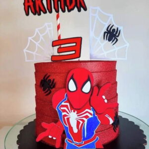 Arquivo de Corte Topo de Bolo Homem Aranha