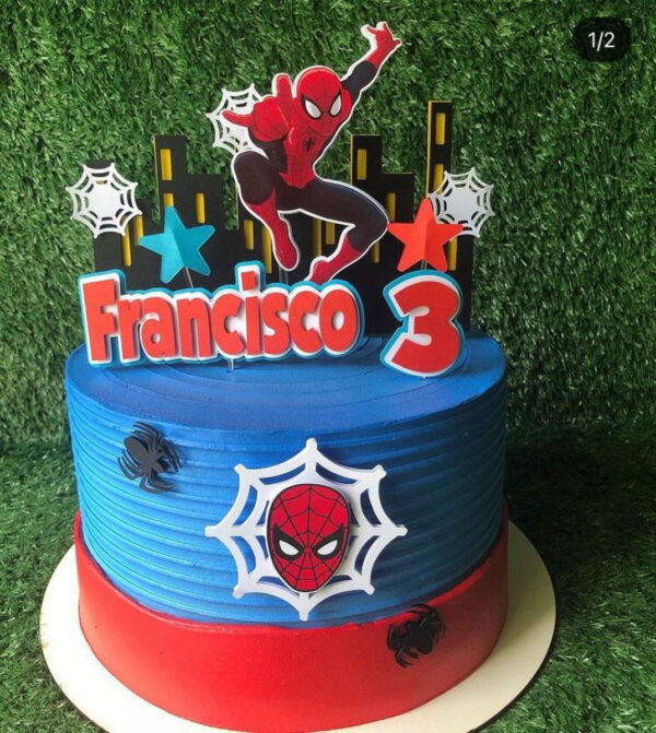 Arquivo de corte topo de bolo HOMEM ARANHA
