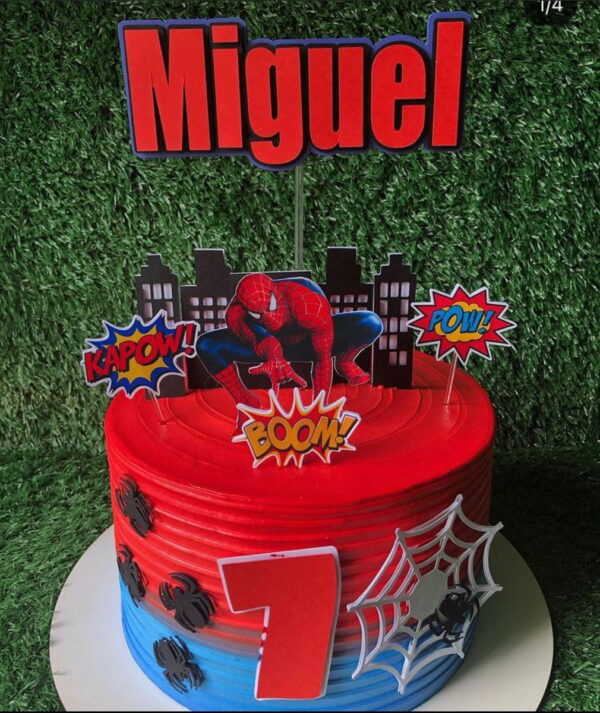 Arquivo de corte topo de bolo HOMEM ARANHA