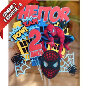 Arquivo de Corte Topo de Bolo Homem Aranha