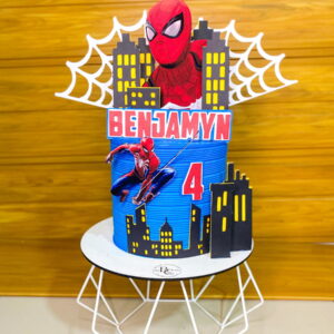 Arquivo de Corte Topo de Bolo Homem Aranha