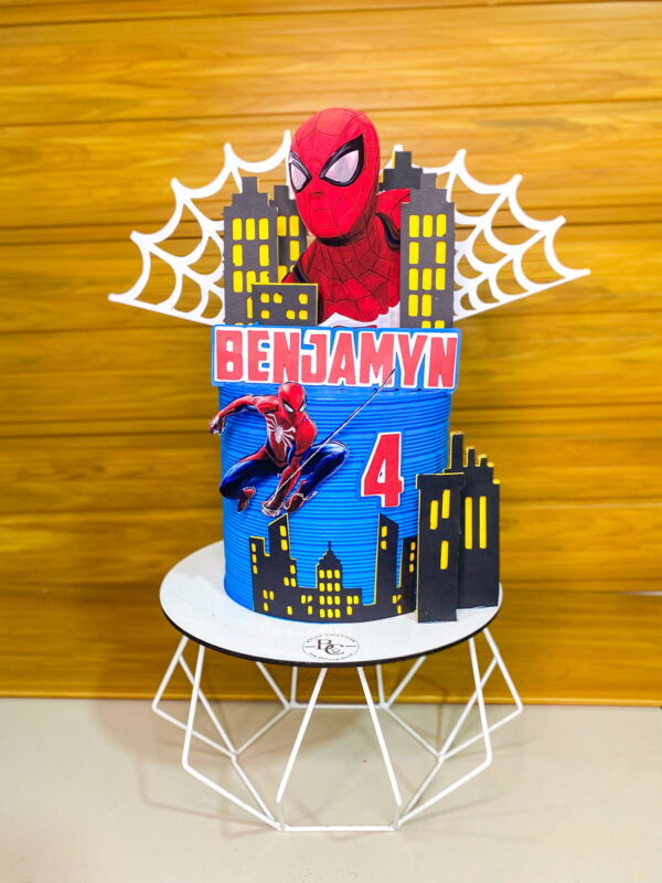 Arquivo de Corte Topo de Bolo Homem Aranha