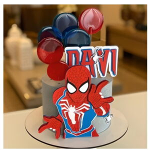 Arquivo de Corte: Topo de Bolo Homem-aranha(camadas)