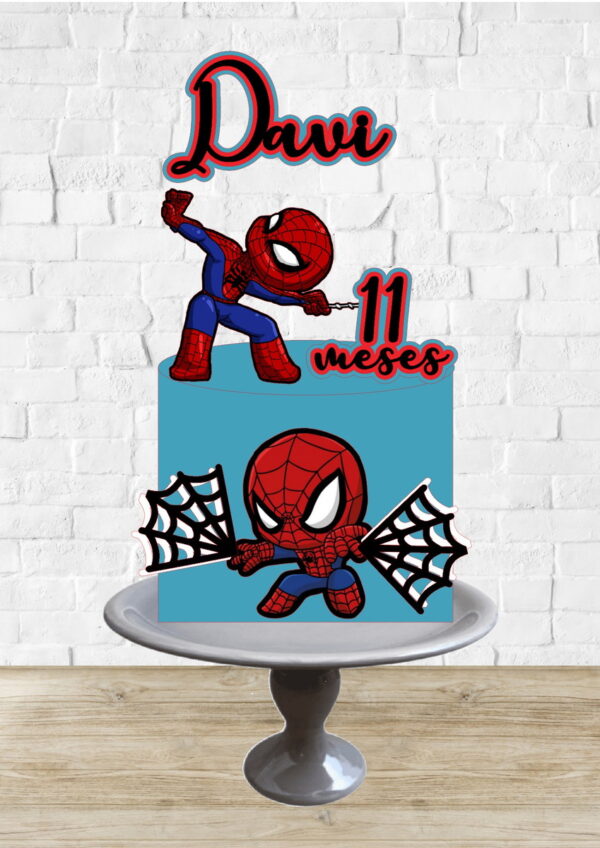 Arquivo de Corte Topo de Bolo Homem Aranha Cut