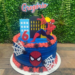 Arquivo de Corte - Topo de Bolo Homem Aranha