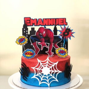 Arquivo de corte topo de bolo homem aranha