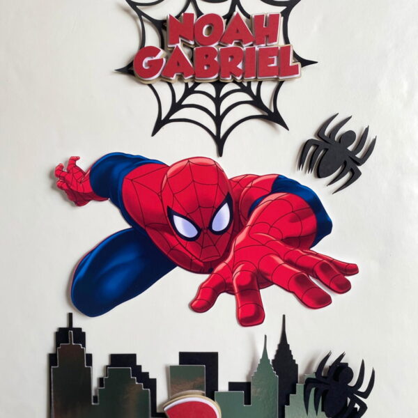 Arquivo de Corte Topo de Bolo Homem Aranha - Image 2