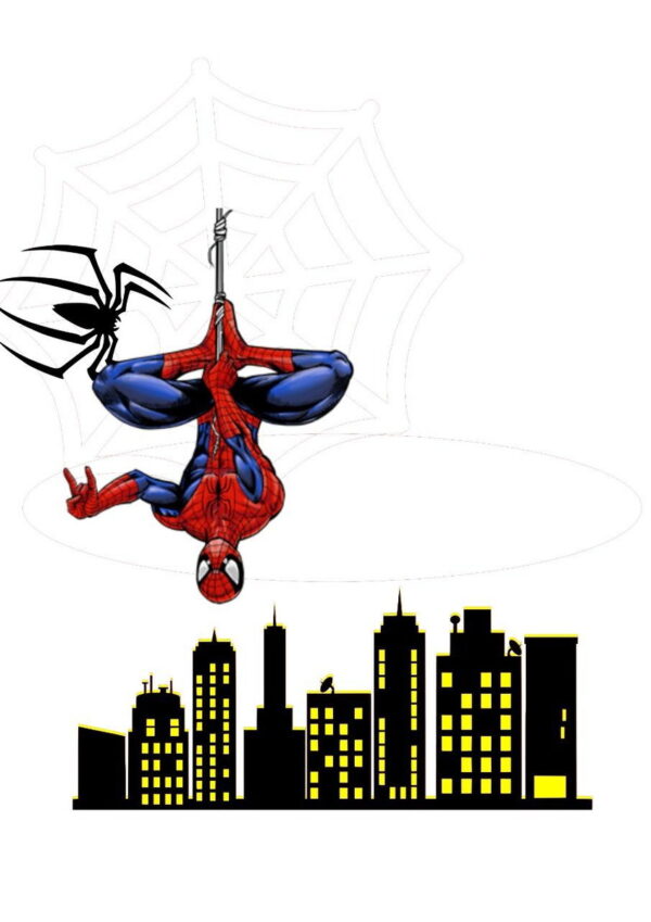 ARQUIVO DE CORTE TOPO DE BOLO HOMEM ARANHA