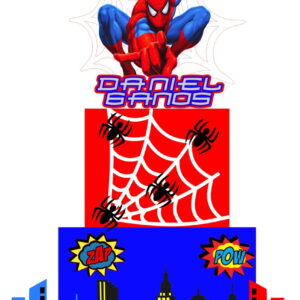 ARQUIVO DE CORTE TOPO DE BOLO HOMEM ARANHA
