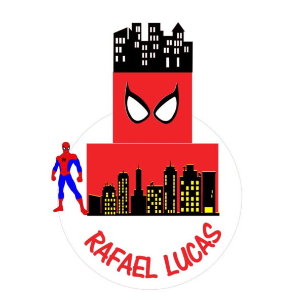 Arquivo de Corte Topo de Bolo Homem Aranha