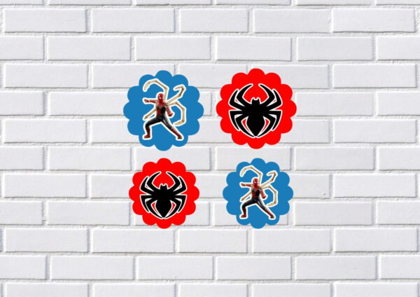 Arquivo de Corte Topo de Bolo Homem Aranha Studio 004