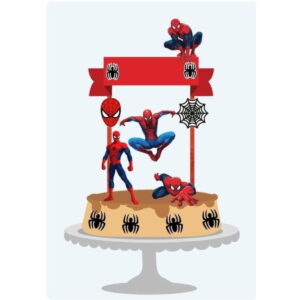 Arquivo de corte Topo de Bolo Homem Aranha STUDIO, #1861