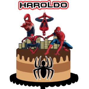 Arquivo de Corte Topo de Bolo Homem Aranha