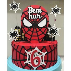 Arquivo de corte Topo de Bolo Homem Aranha STUDIO, #703