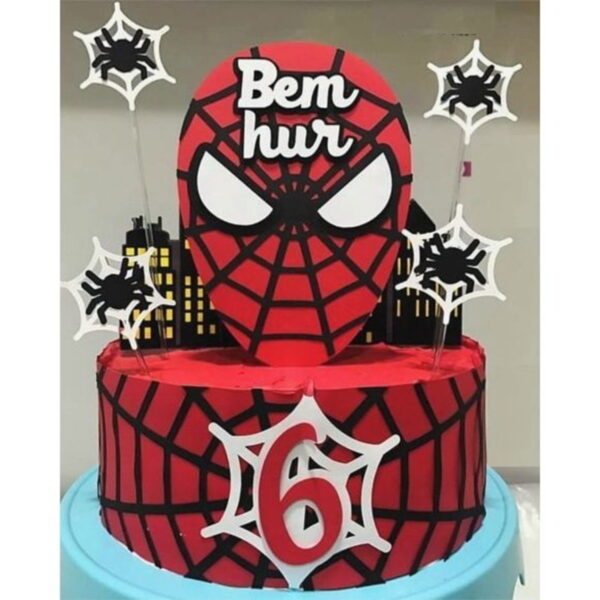Arquivo de corte Topo de Bolo Homem Aranha STUDIO, #703