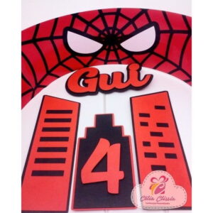 Arquivo de corte Topo de Bolo Homem Aranha STUDIO, #705