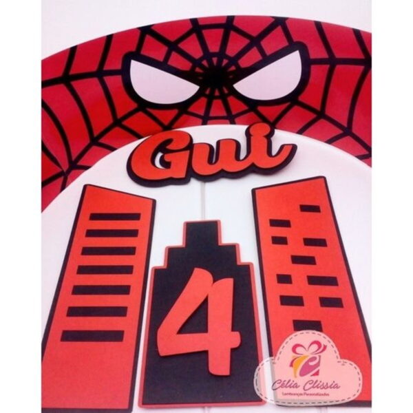 Arquivo de corte Topo de Bolo Homem Aranha STUDIO, #705