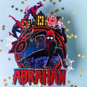 Arquivo de Corte Topo de Bolo Homem Aranha Studio+brinde