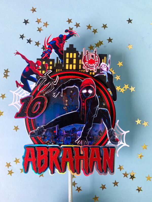 Arquivo de Corte Topo de Bolo Homem Aranha Studio+brinde