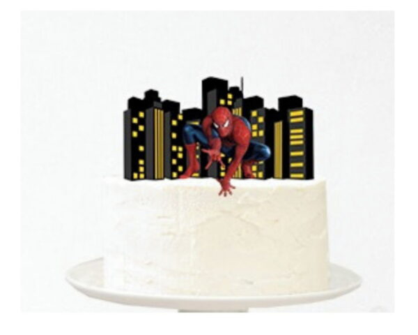 Arquivo de Corte topo de bolo Homem Aranha Studio pdf 4