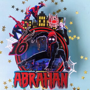 Arquivo de Corte Topo de Bolo Homem Aranha Studio