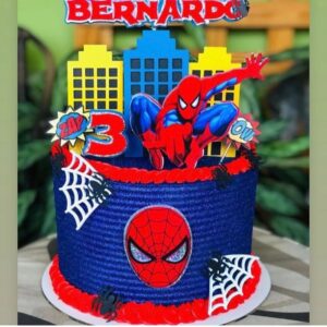 ARQUIVO DE CORTE TOPO DE BOLO HOMEM ARANHA