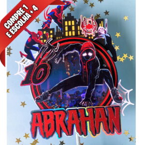 Arquivo de Corte Topo de Bolo Homem Aranha