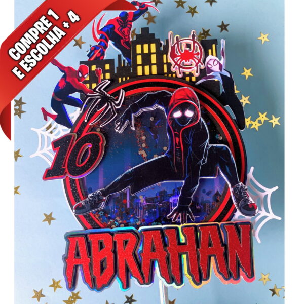 Arquivo de Corte Topo de Bolo Homem Aranha