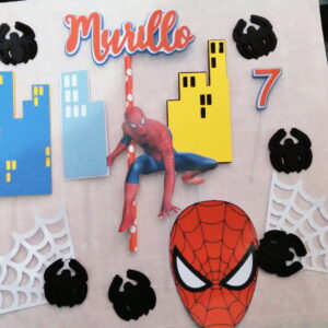 Arquivo de corte Topo de bolo Homem Aranha
