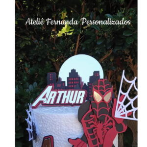 Arquivo de Corte Topo de Bolo Homem Aranha