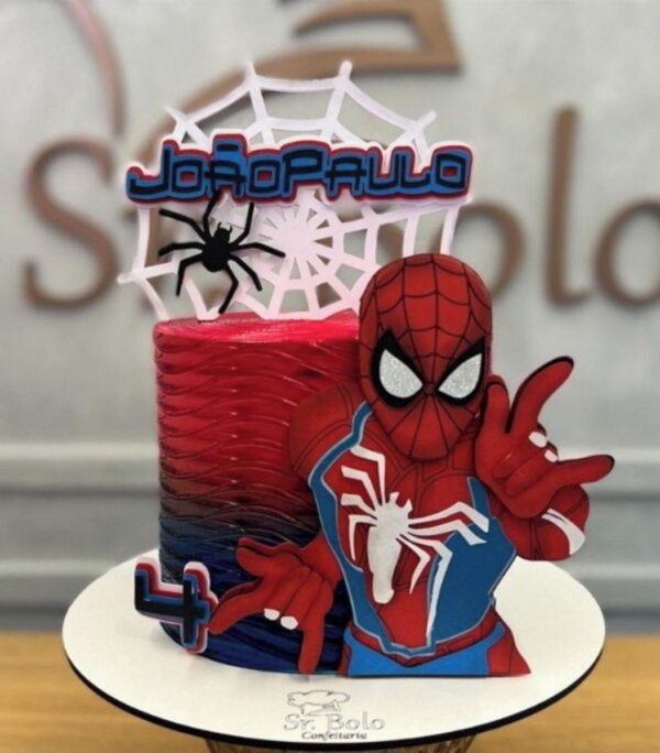 Arquivo de Corte Topo de Bolo Homem Aranha