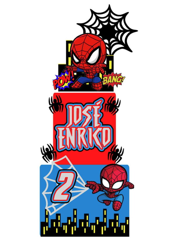 Arquivo de Corte Topo de Bolo Homem Aranha