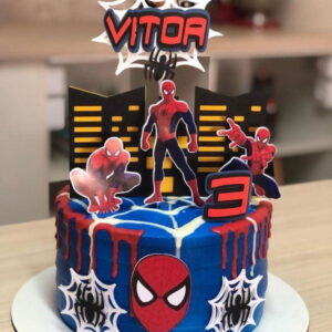 Arquivo de Corte Topo de Bolo Homem Aranha
