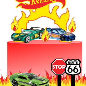 Arquivo de Corte Topo de Bolo Hot Wheels 06