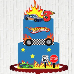 Arquivo de Corte Topo de Bolo Hot Wheels