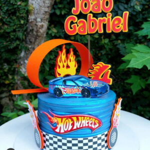 Arquivo de corte topo de bolo HOTWHEELS