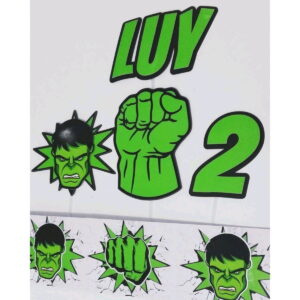 ARQUIVO DE CORTE TOPO DE BOLO HULK #11244