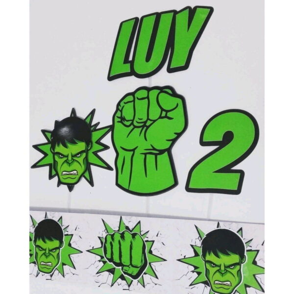 ARQUIVO DE CORTE TOPO DE BOLO HULK #11244