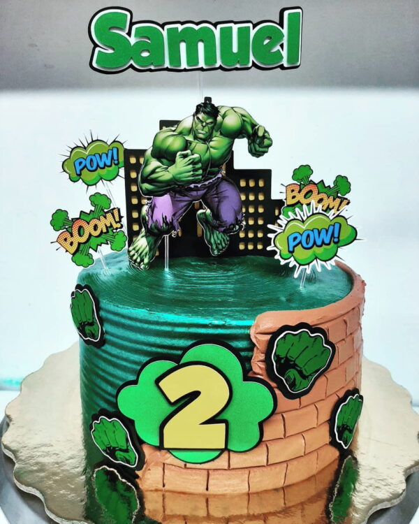 ARQUIVO DE CORTE TOPO DE BOLO HULK 2