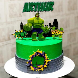 Arquivo de Corte Topo de Bolo Hulk A2