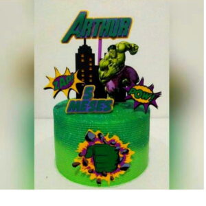 Arquivo de Corte Topo de Bolo Hulk