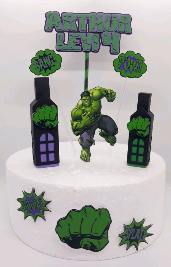 Arquivo De Corte Topo De Bolo Hulk