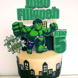 Arquivo de corte topo de bolo Hulk