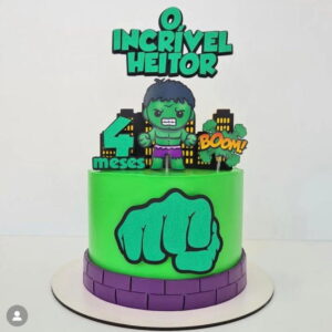 Arquivo De Corte Topo De Bolo Hulk