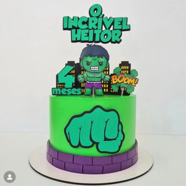 Arquivo De Corte Topo De Bolo Hulk