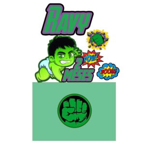 Arquivo De Corte Topo De Bolo Hulk