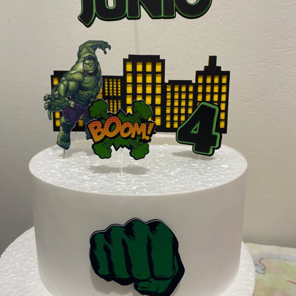 Arquivo de Corte Topo de Bolo Hulk