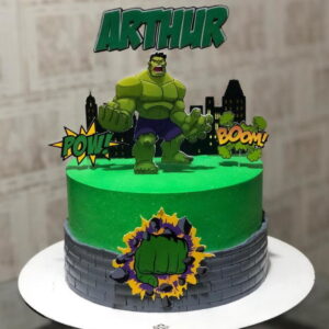 Arquivo de Corte Topo de Bolo Hulk